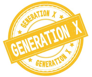 Generation X, sarı yuvarlak pencere boyutu üzerinde yazılı metin.