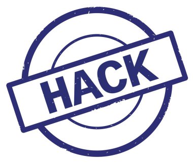 Mavi daire basit damgası yazılmış metni, kesmek.