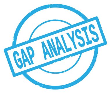 Camgöbeği basit daire damgası yazılmış gap analizi metni.