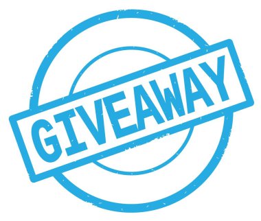 Hediye metin, camgöbeği basit daire damga yazılmış.