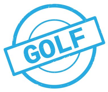 Golf metin, camgöbeği basit daire damga yazılmış.