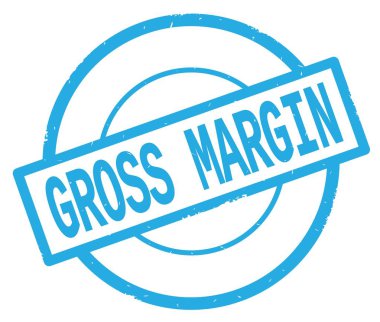 Camgöbeği basit daire damgası yazılı brüt marj metin.