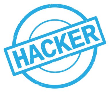 Hacker metin, camgöbeği basit daire damga yazılmış.