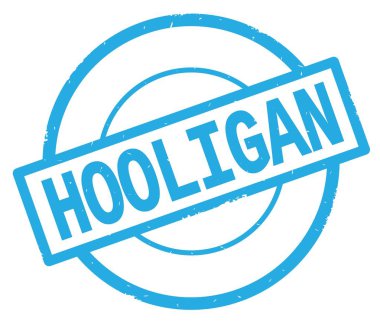 Holigan metin, camgöbeği basit daire damga yazılmış.