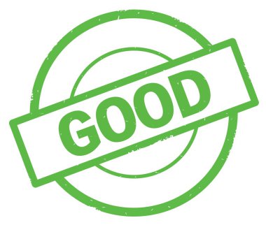 Yeşil Daire basit damgası yazılmış iyi metni.