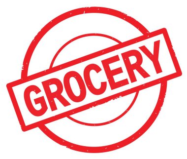 Bakkal metin, kırmızı daire basit damga yazılmış.