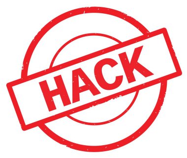 Kırmızı daire basit damgası yazılmış metni, kesmek.