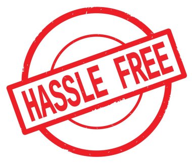 Kırmızı daire basit damgası yazılı güçlük serbest metin.