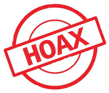 Aldatmaca metin, kırmızı daire basit damga yazılmış.