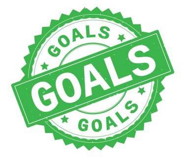 Yeşil metin damgası, zig zag kenarlıklı yuvarlak.