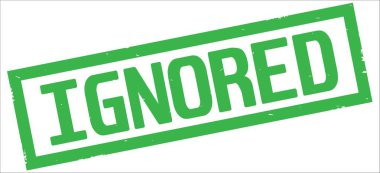 Yeşil sınır dikdörtgen vintage dokulu damga işareti üzerinde metin göz ardı.