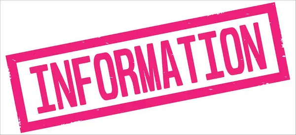 信息文本 粉红色边框矩形老式纹理邮票标志 — 图库照片