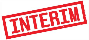 Kırmızı renkli dikdörtgen vintage dokulu damga işareti geçici metin.