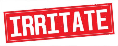 Metin tam kırmızı dikdörtgen vintage dokulu damga işareti üzerinde tahriş.