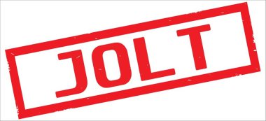 Metin, kırmızı renkli dikdörtgen vintage dokulu pul tabelada sarsıntı.