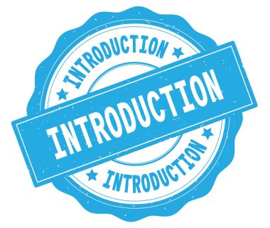 Giriş metin, camgöbeği, lacey sınır, yazılı yuvarlak vintage dokulu rozet damgası.