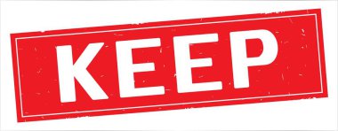 Metni, tam kırmızı dikdörtgen damgası koru.