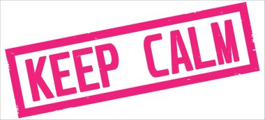 Pembe dikdörtgen kenarlık damgası sakin metni koru.