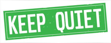 Sessiz metni, tam yeşil dikdörtgen damgası koru.