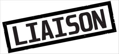 Siyah dikdörtgen kenarlık damga üzerinde irtibat metin.