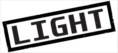 Siyah dikdörtgen kenarlık damga üzerinde açık metin.