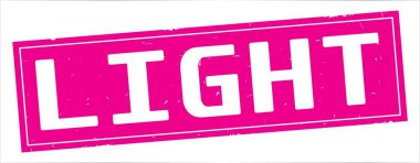 Tam pembe dikdörtgen damga üzerinde açık metin.