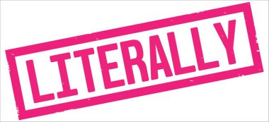 Kelimenin tam anlamıyla pembe dikdörtgen kenarlık damga üzerinde metin.