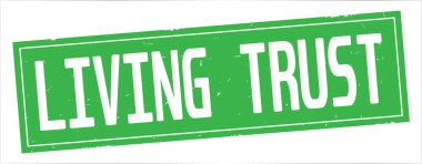 Tam yeşil dikdörtgen damga üzerinde yaşayan güven metin.