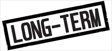 Siyah dikdörtgen kenarlık damga üzerinde uzun vadeli metin.