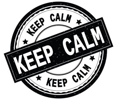 Siyah yuvarlak pencere boyutu üzerinde sakin yazılı metni koru.