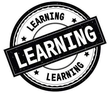 Yazılı metin siyah yuvarlak pencere boyutu üzerinde öğrenme.