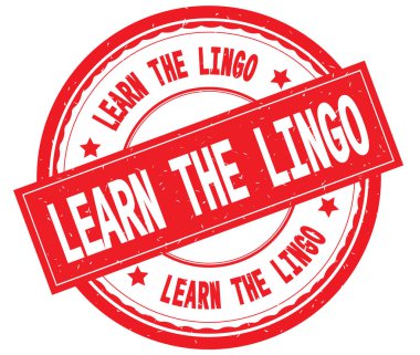 Kırmızı yuvarlak pencere boyutu üzerinde yazılı metin Lingo öğrenin.