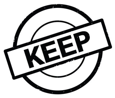 Siyah daire basit damgası yazılı metni koru.