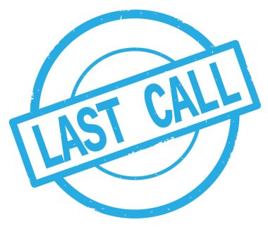 Camgöbeği basit daire damgası yazılmış son çağrı metni.