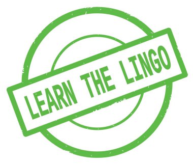 Lingo metin, yeşil daire basit damgası yazılı bilgi edinin.