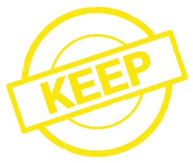 Sarı daire basit damgası yazılı metni koru.