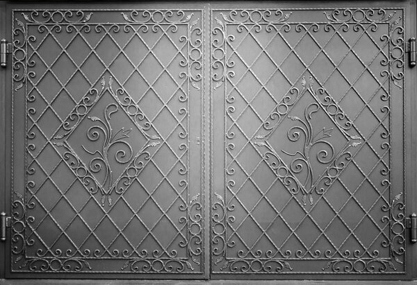 Decorative metal gate