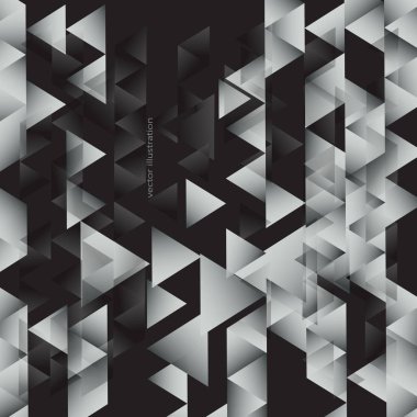 üçgen geometrik arka plan yaptı