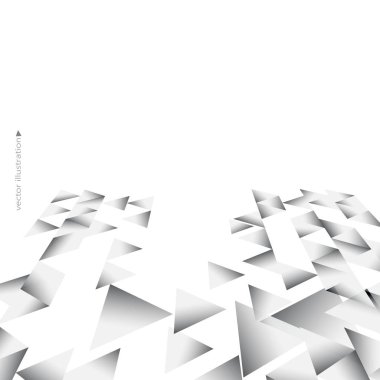 üçgen arka plan yaptı