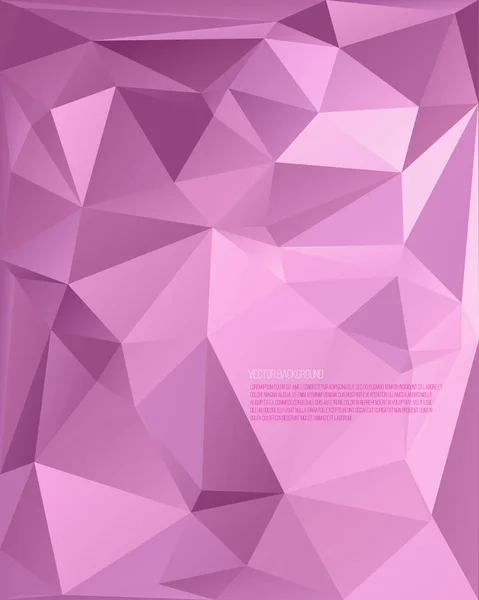 Abstrato rosa triângulos fundo —  Vetores de Stock