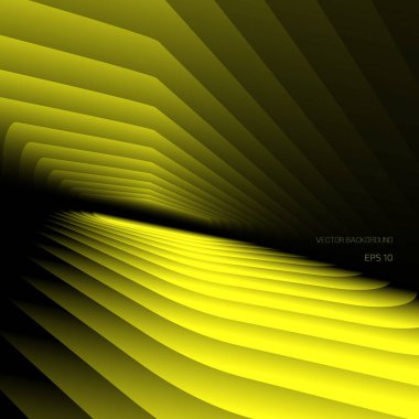 Sarı arka plan geometri ile