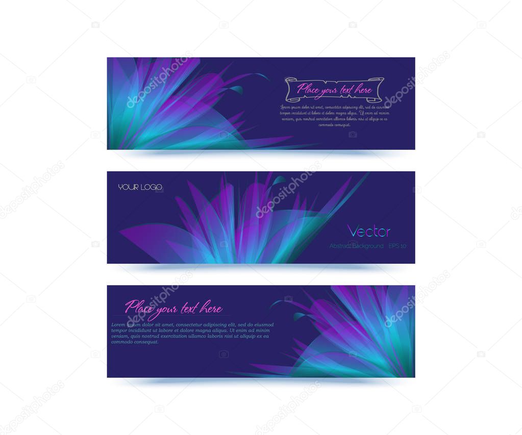 Abstract background for banner advertising