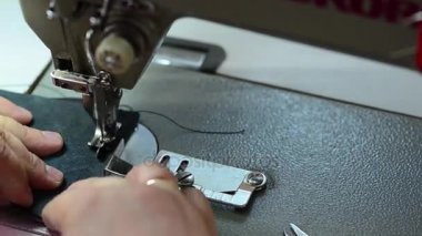 dikiş makinesi deri detay, Dikiş Atölyesi, eser diker, yakın çekim