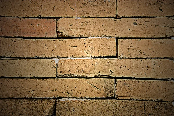 Vieille texture de mur de brique à utiliser comme fond — Photo