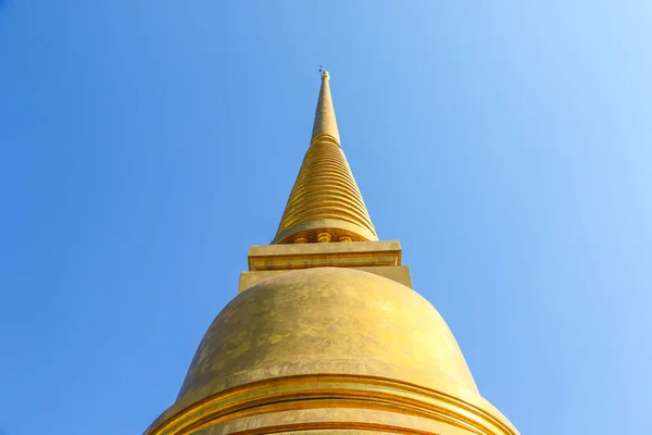 Złota Pagoda Tajlandia Architektura Świątyni Publicznej Świątyni Architektura Buddyzmu — Zdjęcie stockowe
