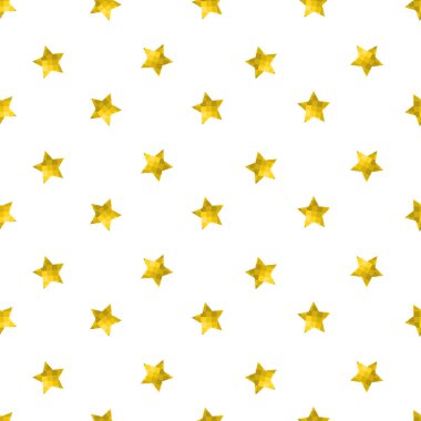 Altın parlak yıldız ile Seamless Modeli.