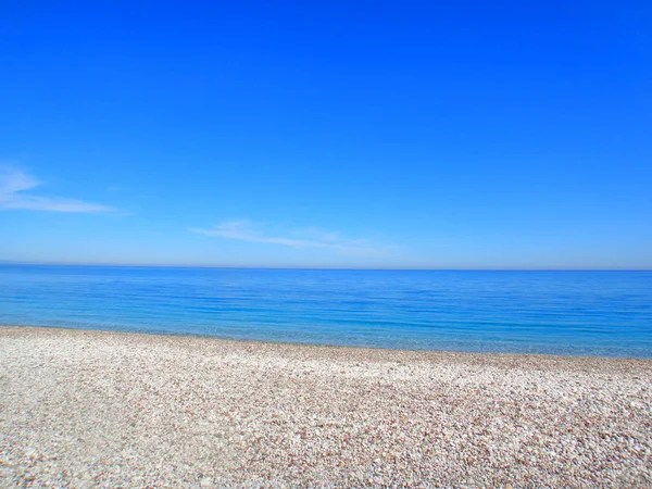 Sea. Seascape. Sea shore, beach. Sea island. Beautiful mountains. Blue summer sky. Turkey. Bright summer. Travel. For tour operators.