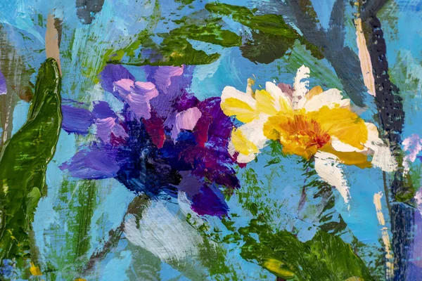 Flowers paintings close-up monet painting claude impressionism paint landscape flower meadow oil fine art