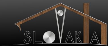 Metal ve ahşap kasalı bina Slovenya