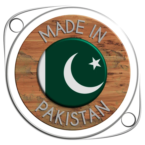 Made of metal and grunge wooden PAKISTAN — Stockfoto